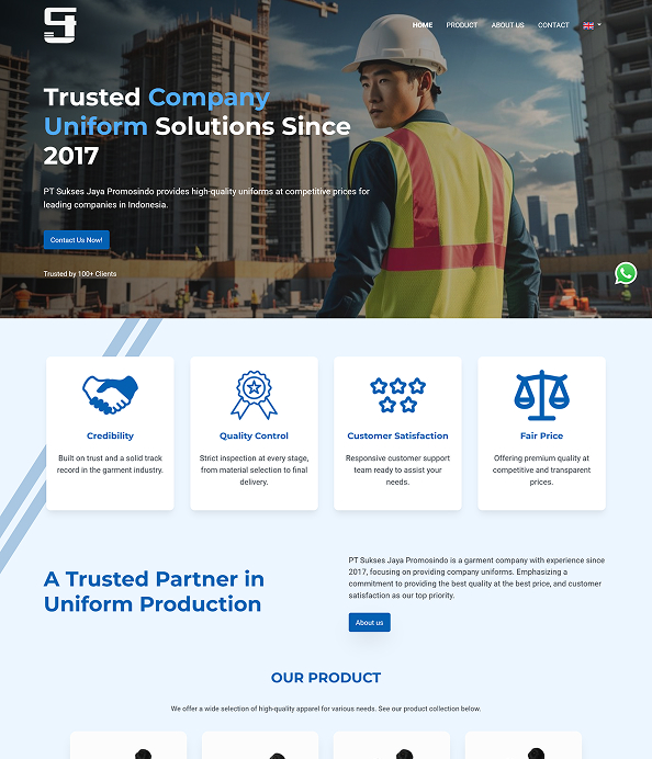 SJPromosindo Website